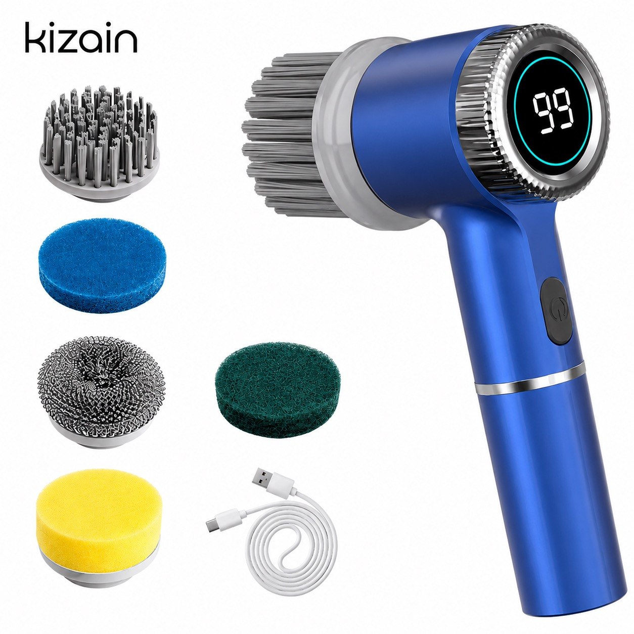kizain Handheld Electric Spin Scrubber